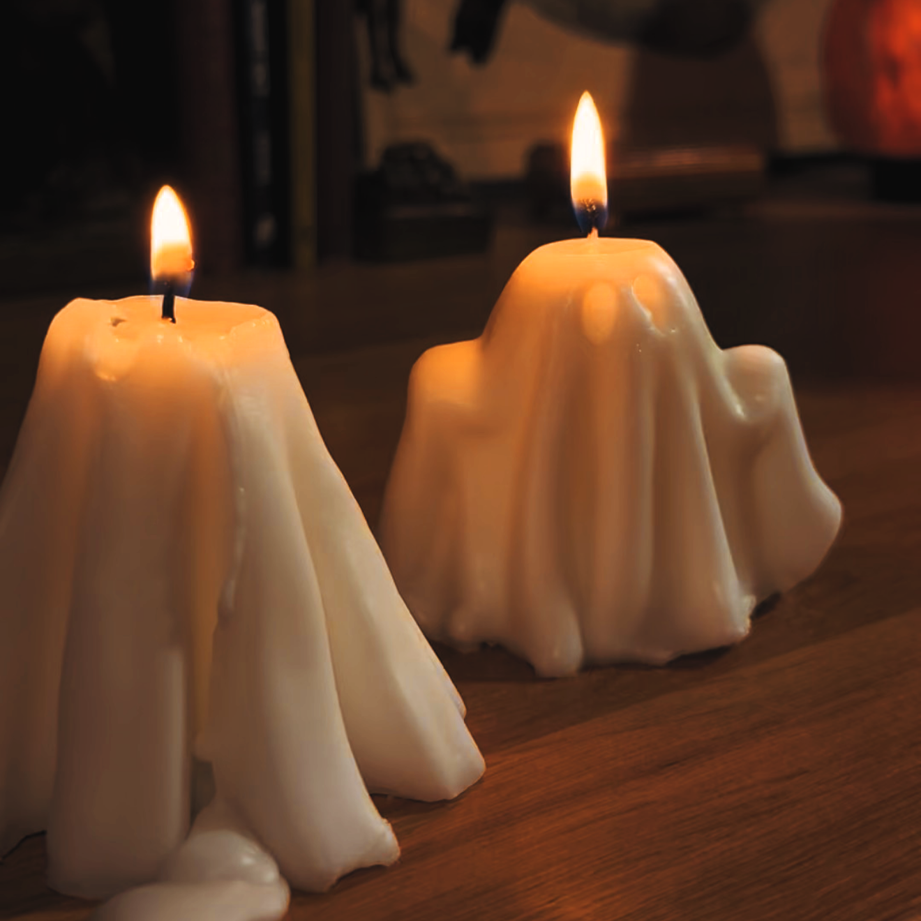 Ghost Candles - Set of Two