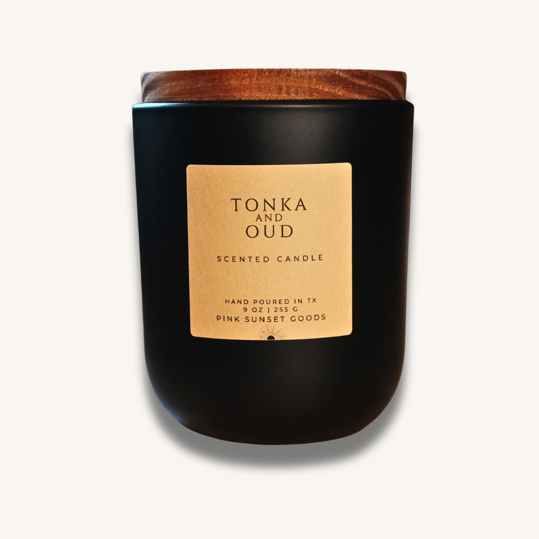 Tonka and Oud Candle