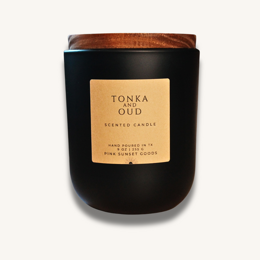 Tonka and Oud Candle